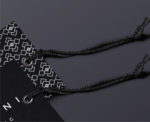 Clothing Hang Tags With String