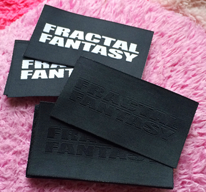 High Density Black Woven Labels