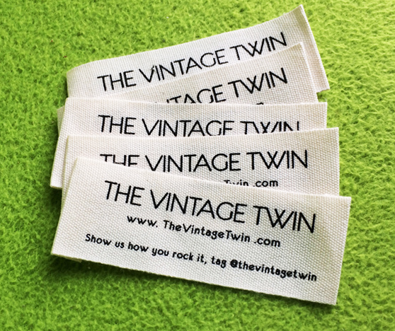 Custom Natural Cotton Clothing Labels